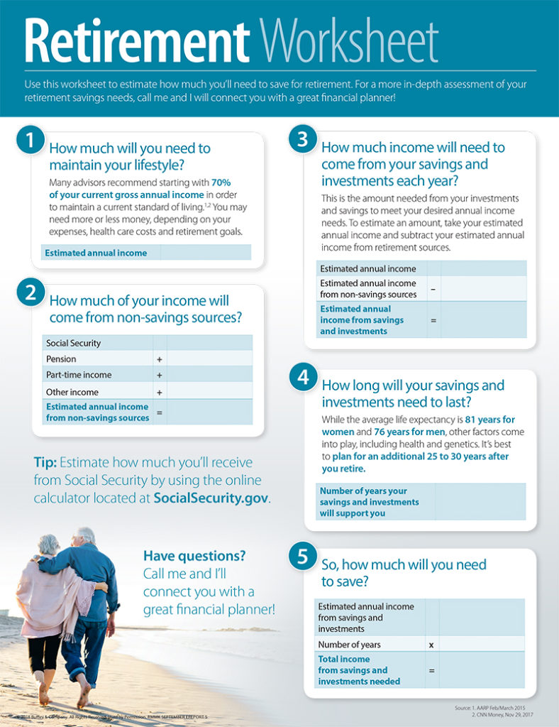 Retirement Worksheet 1